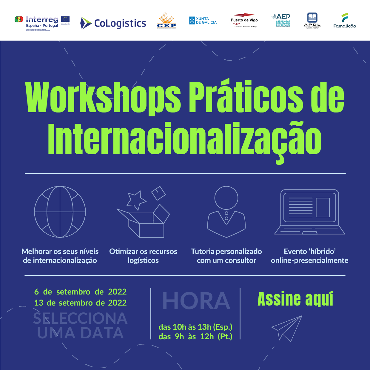 Workshops Práticos de Internacionalização